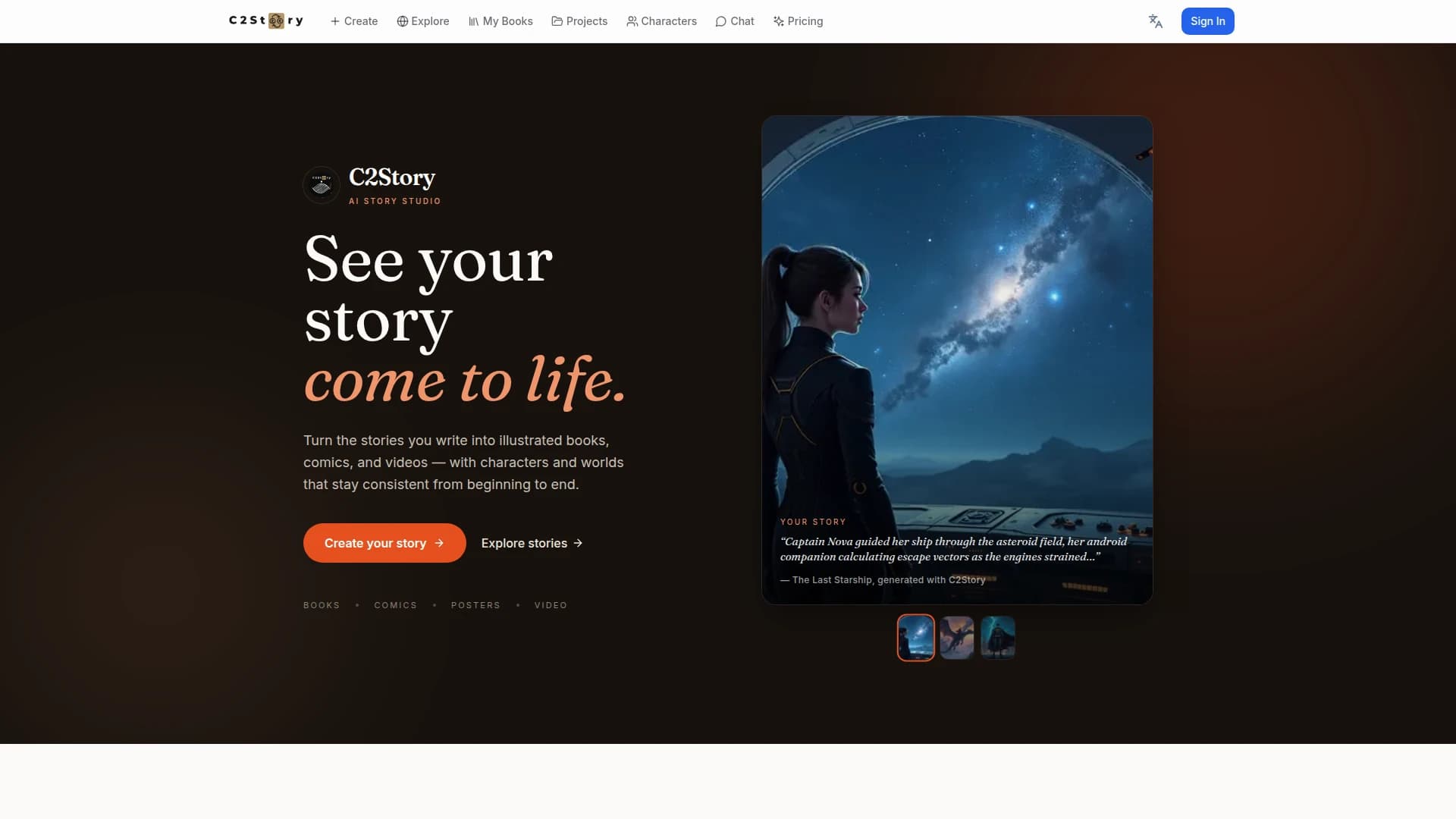 C2Story screenshot