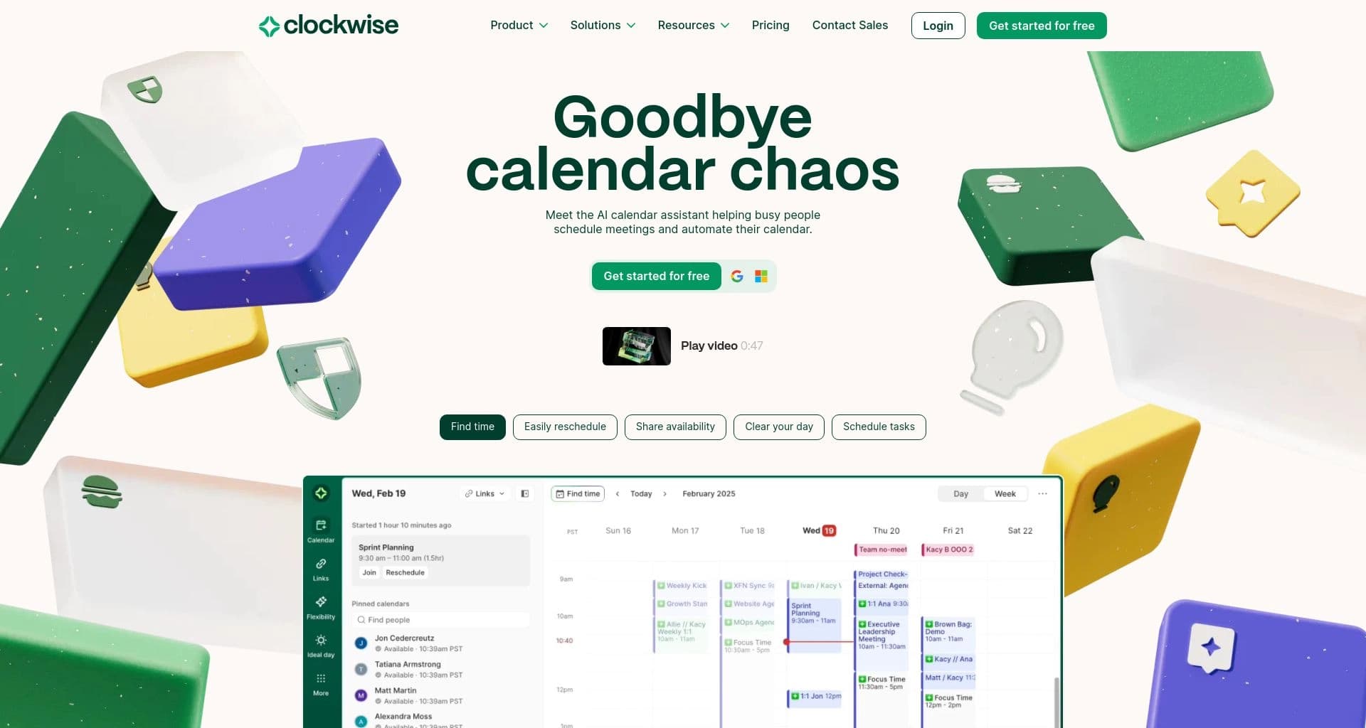 Clockwise screenshot