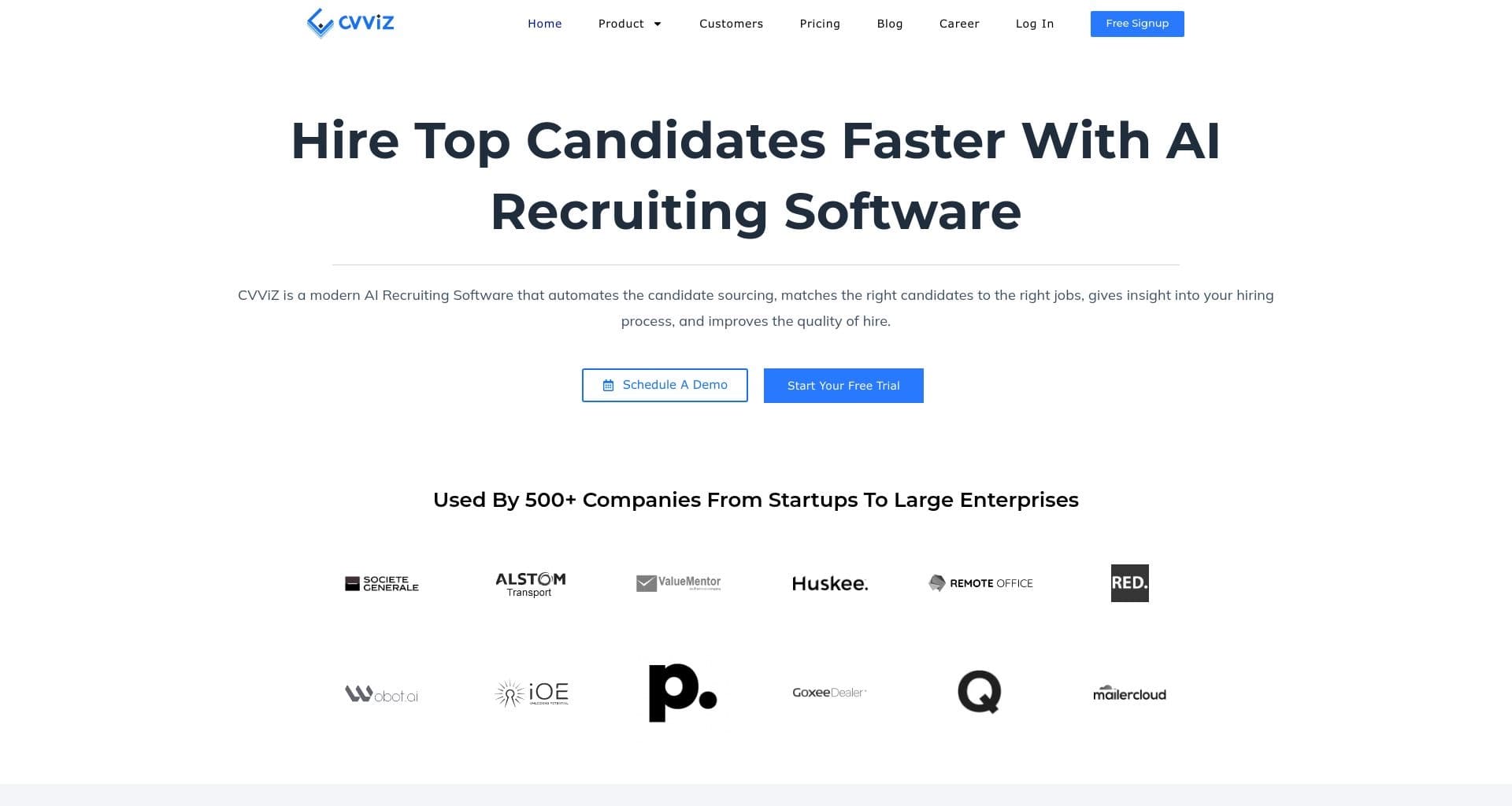 CVViZ screenshot