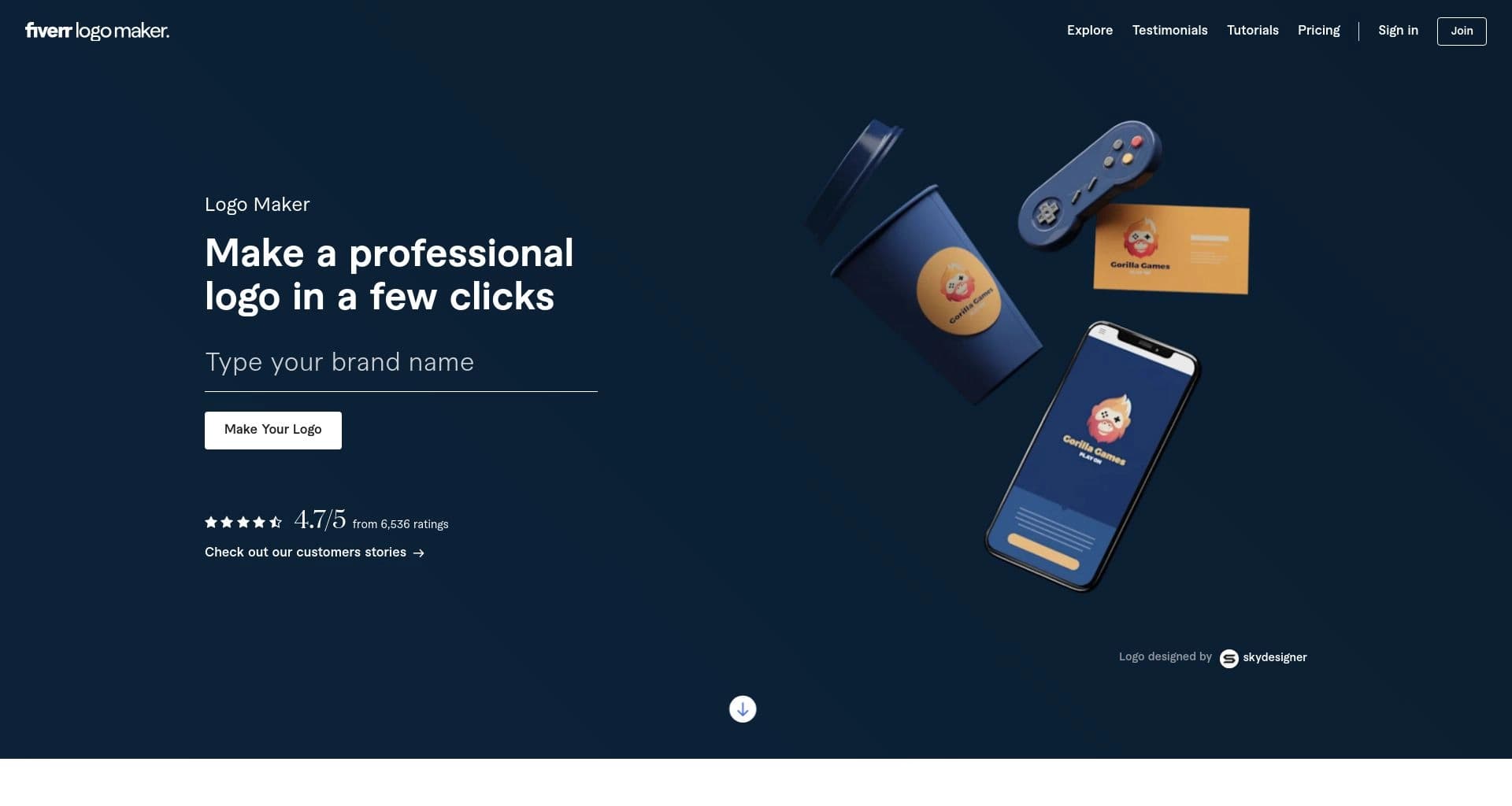 Fiverr Logo Maker screenshot
