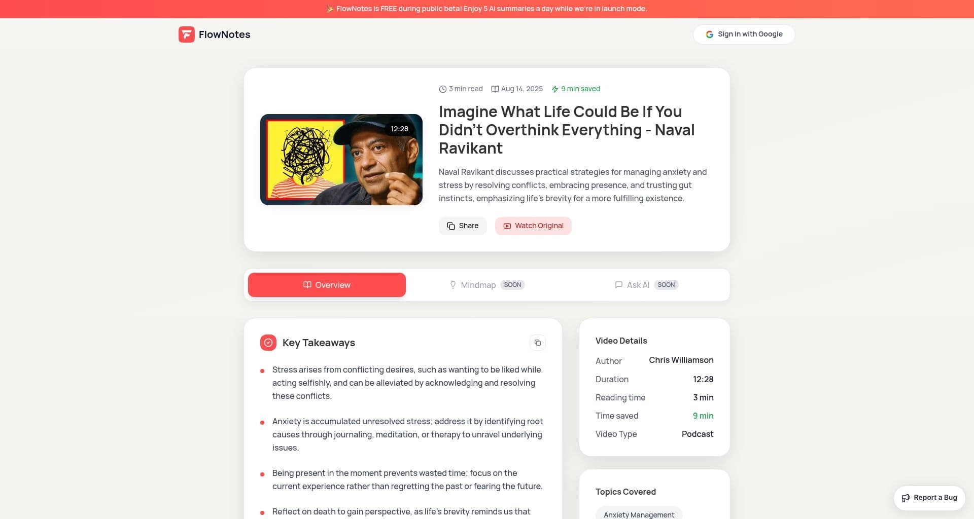 FlowNotes screenshot