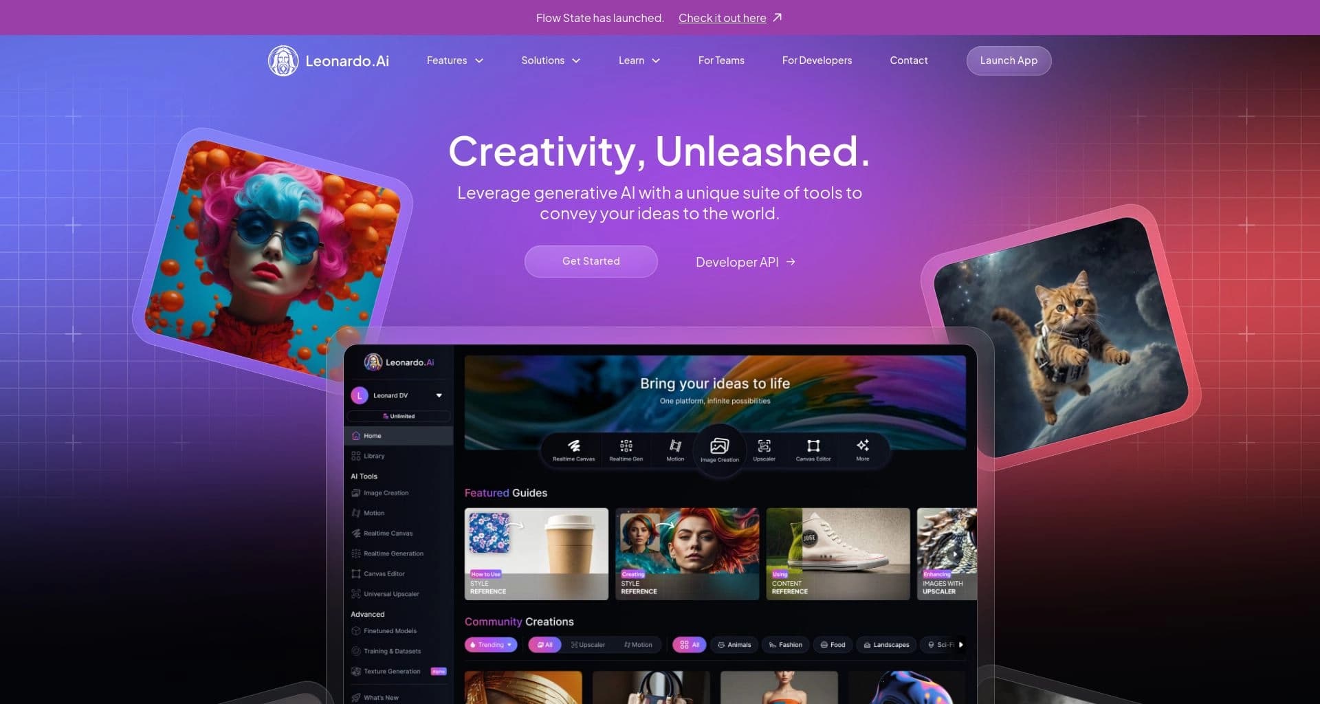 Leonardo AI screenshot