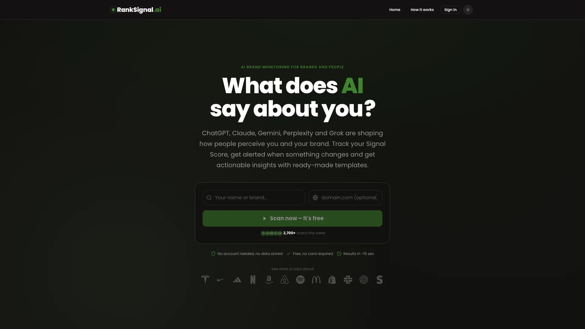 RankSignal screenshot