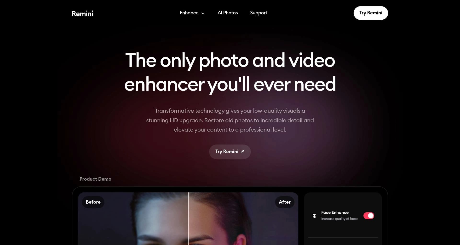 Remini screenshot