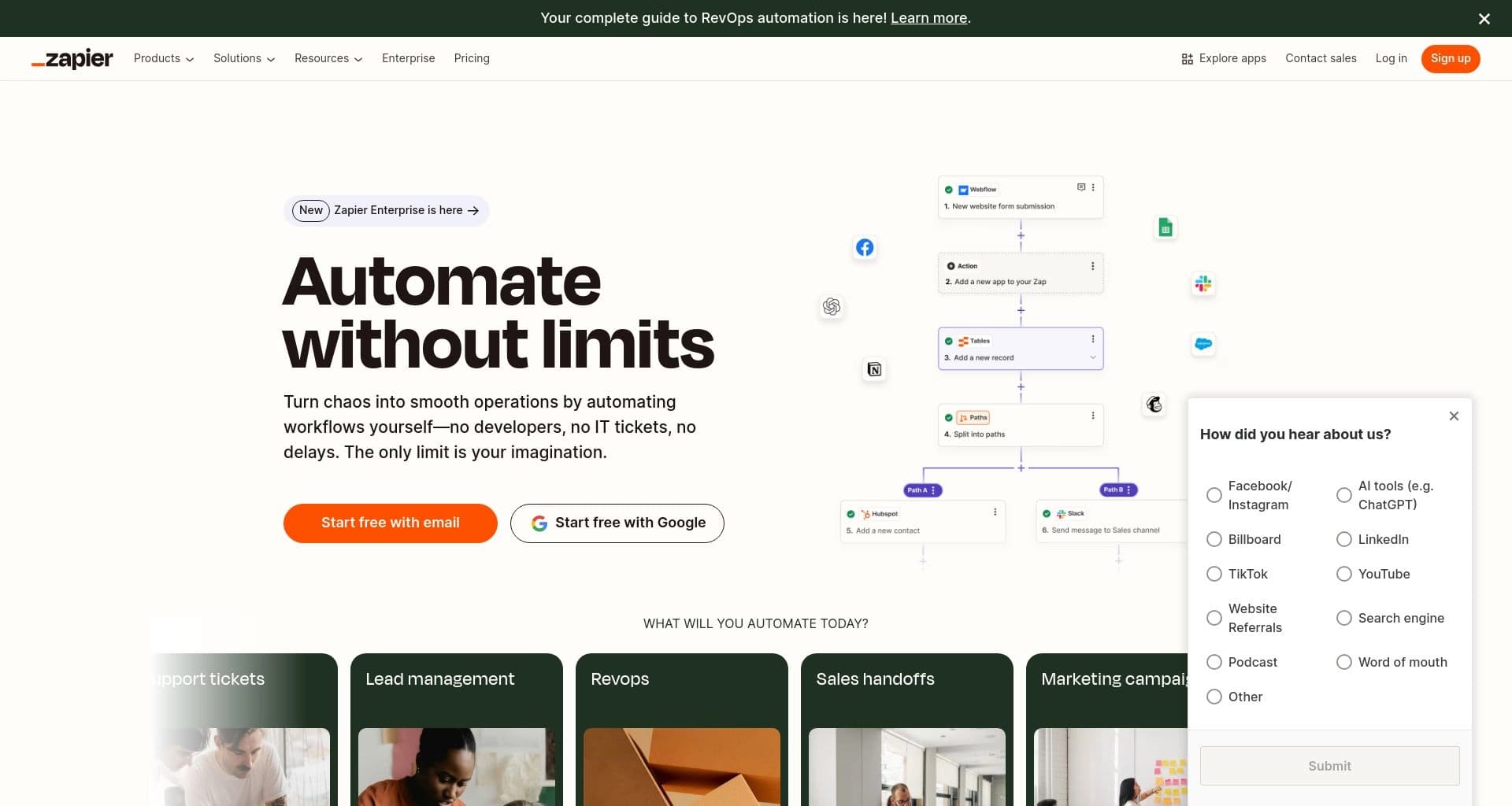 Zapier screenshot