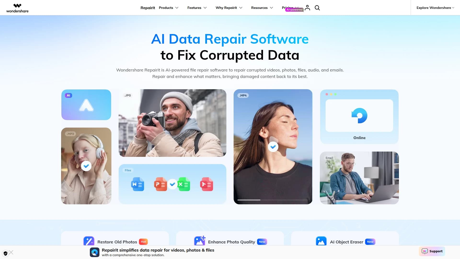 Wondershare Repairit screenshot